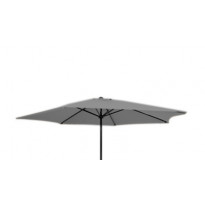 Parasol rond GEDEON Ø350 en aluminium, Gris