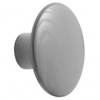 PATÈRE THE DOTS DE MUUTO, S, Ø 9 CM, GRIS FONCÉ