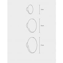 PATÈRES THE DOTS de Muuto, 3 TAILLES, 14 COLORIS