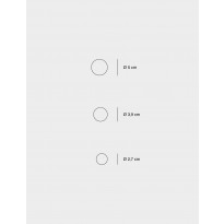 PATÈRES THE DOTS METAL DE MUUTO, 3 TAILLES, 3 COLORIS