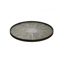 PLATEAU WHITE SLICE XL, Noir d