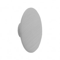 PATÈRE THE DOTS M DE MUUTO, Ø 13 CM, GRIS
