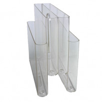 PORTE REVUES MAGAZINE RACK DE KARTELL, TRANSPARENT