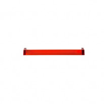 PORTE SERVIETTE RAIL MURAL 30 CM DE KARTELL, ROUGE ORANGÉ 