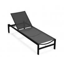 Bain de soleil RHODES, Structure graphite, Textilène graphite