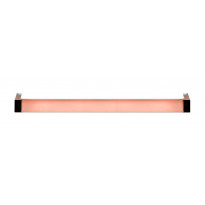 PORTE SERVIETTE RAIL MURAL 60 CM DE KARTELL, ROSE NUDE
