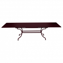 Table à allonges ROMANE Fermob, Cerise noire