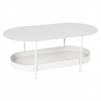 Table basse SALSA de Fermob, Blanc coton