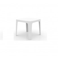 Table à manger SOLID de Vondom, Blanc