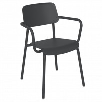 Fauteuil STUDIE de Fermob, Carbone 
