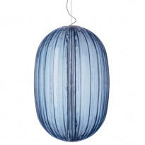 SUSPENSION PLASS MEDIA, Bleu de FOSCARINI