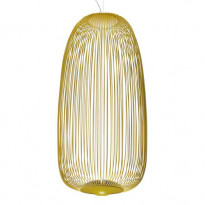 SUSPENSION SPOKES 1, Jaune doré de FOSCARINI