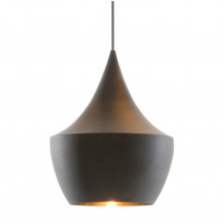SUSPENSION BEAT LIGHT FAT, Noir de TOM DIXON