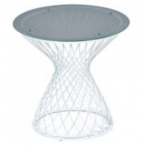 PLATEAU EN VERRE FUME POUR TABLE BASSE HEAVEN de EMU