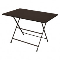 TABLE PLIANTE ARC EN CIEL, 110X70, Marron d