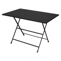 TABLE PLIANTE ARC EN CIEL, 110X70, Noir de EMU
