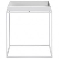TABLE BASSE TRAY, 40 x 40 cm, Blanc de HAY