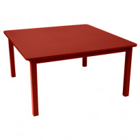 TABLE CRAFT 143X143CM PIMENT de FERMOB