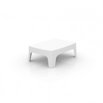 Table basse SOLID de Vondom, Blanc