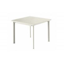 TABLE CARRÉE 90x90 STAR, Blanc mat de EMU