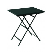 TABLE RECTANGULAIRE ARC EN CIEL, 70 cm, Noir de EMU