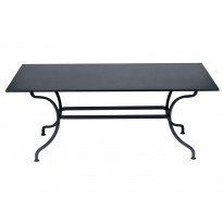 TABLE ROMANE 180CM, Carbone de FERMOB