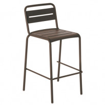 TABOURET STAR, Marron d