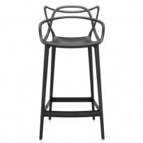 TABOURET MASTERS H 65 DE KARTELL, NOIR