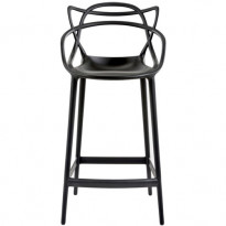 TABOURET MASTERS STOOL H 75/ H. 109 CM DE KARTELL, NOIR