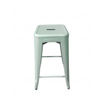 Tabouret acier mat texturé de Tolix, 3 tailles, 2 coloris