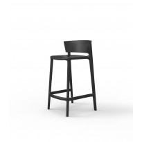 Tabouret Bas AFRICA de Vondom, Noir