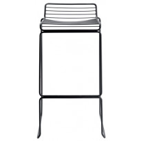 TABOURET DE BAR HEE HIGH, H.75 cm, Noir de HAY