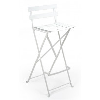 Tabouret haut BISTRO de Fermob, blanc coton