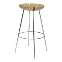 TABOURET HAUT TRIBO, Chêne naturel de OBJEKTO