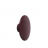 PATÈRE THE DOTS DE MUUTO, L Ø 17 CM, BORDEAUX
