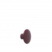 PATÈRE THE DOTS DE MUUTO, S, Ø 9 CM, BORDEAUX