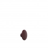 PATÈRE THE DOTS DE MUUTO, XS Ø 6,5 CM, BORDEAUX