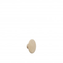 PATÈRE THE DOTS DE MUUTO, XS, Ø 6,5 CM, CHÊNE 