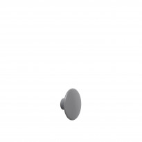 PATÈRE THE DOTS DE MUUTO, XS Ø 6,5 CM, GRIS FONCÉ