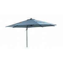Parasol déporté ALBERTO en aluminium, D.300, Gris