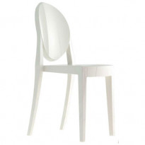 CHAISE VICTORIA GHOST, Blanc brillant de KARTELL