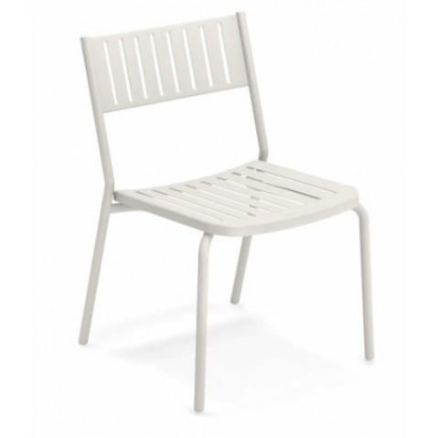 chaise bridge emu blanc
