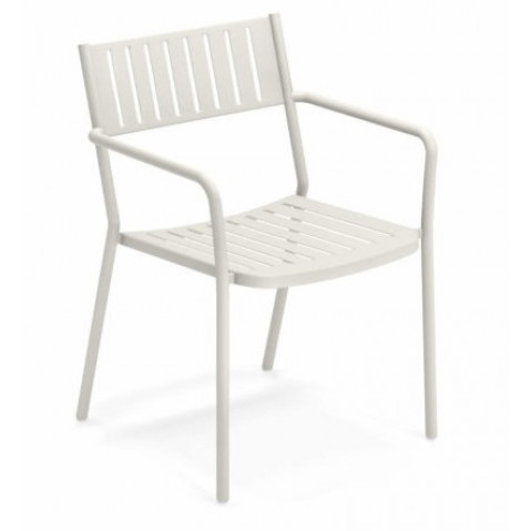 fauteuil bridge emu blanc mat