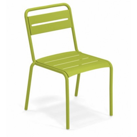 chaise star emu vert