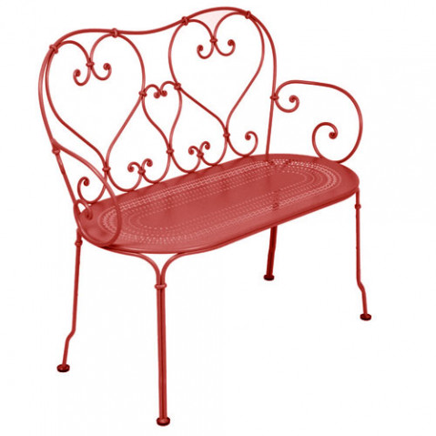 1900 fermob banquette design piment d espelette