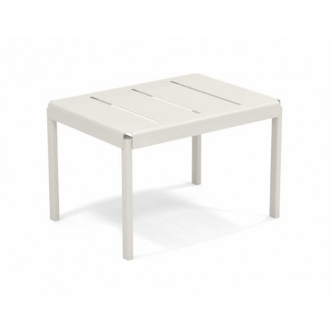 repose pieds shine emu blanc mat