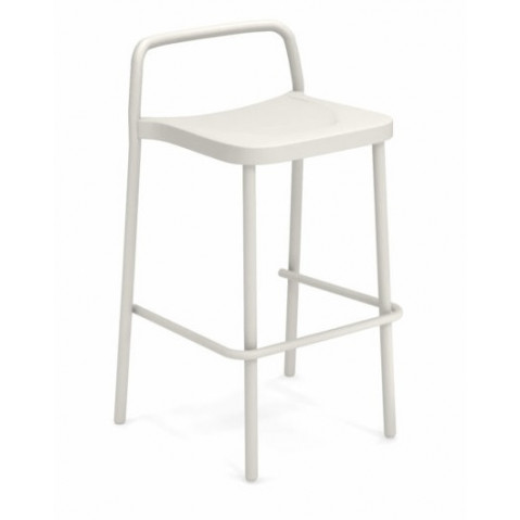 tabouret haut grace emu blanc