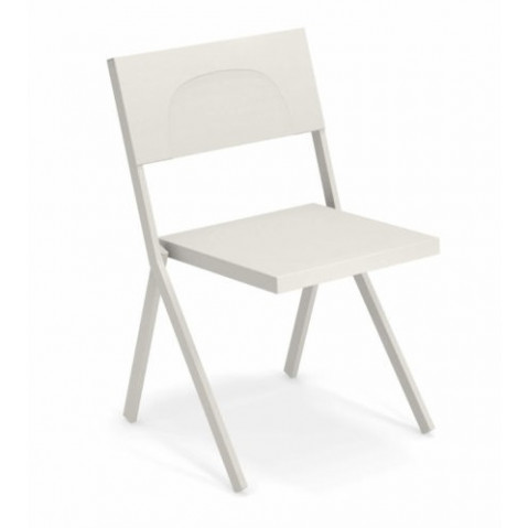 chaise mia emu blanc mat