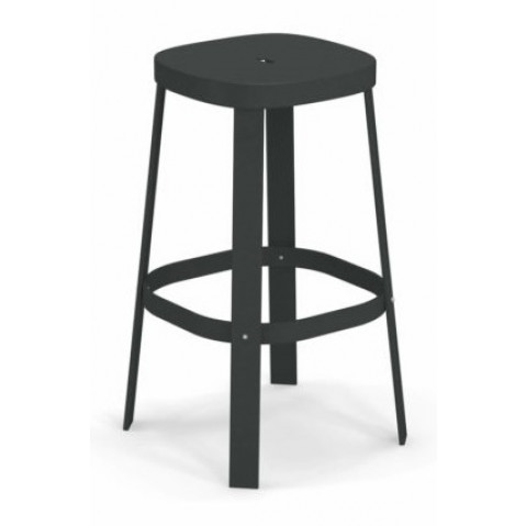 tabouret haut emu fer ancien