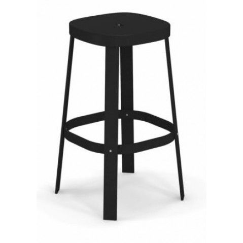 tabouret haut emu noir
